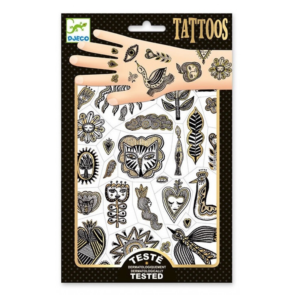 Tatuaje copii chic auriu djeco